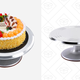 Ohuhu Aluminium Cake Decorating Stand | $27 | Amazon